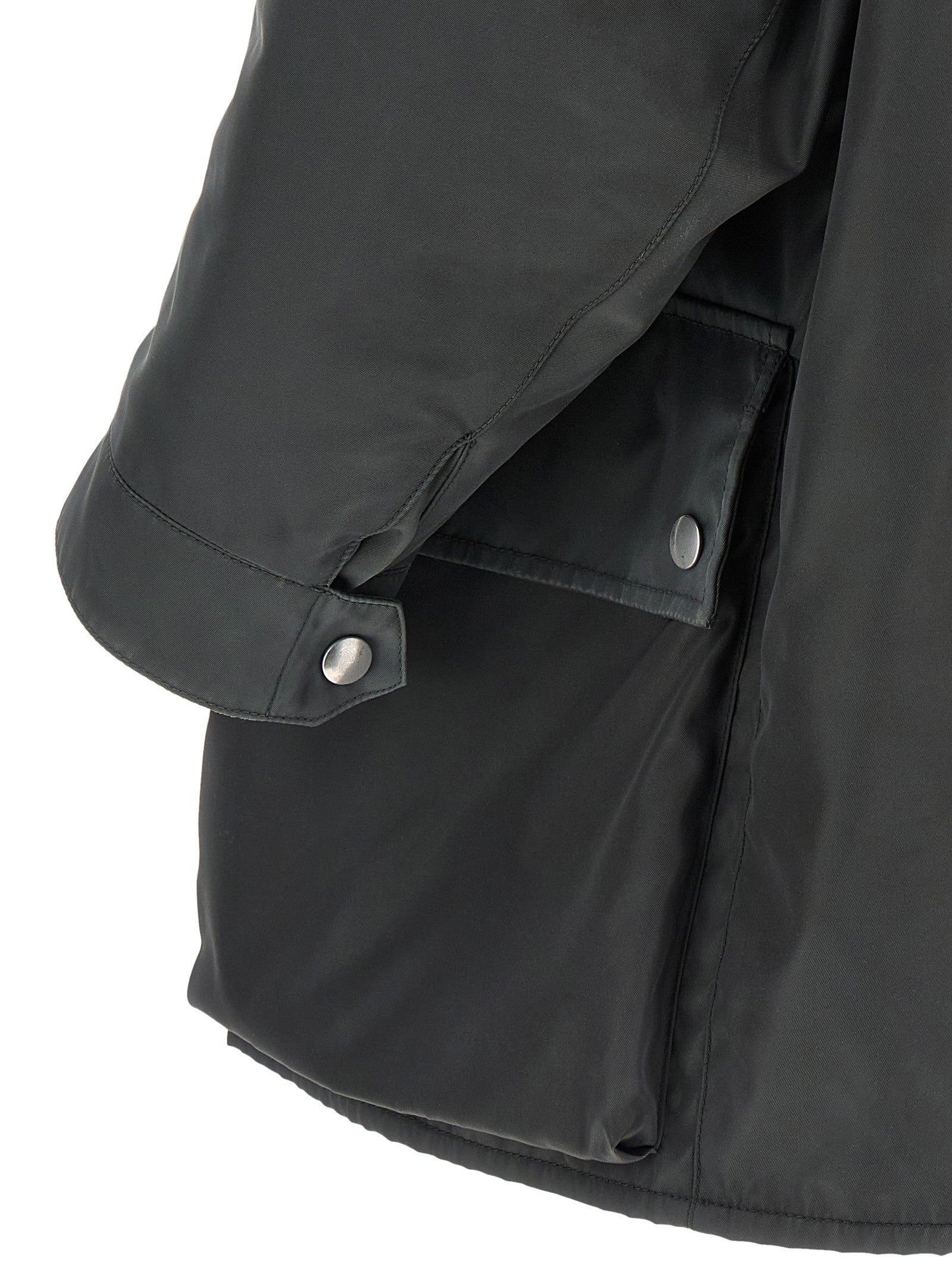 PRADA Re Nylon Waterproof Jacket Grey