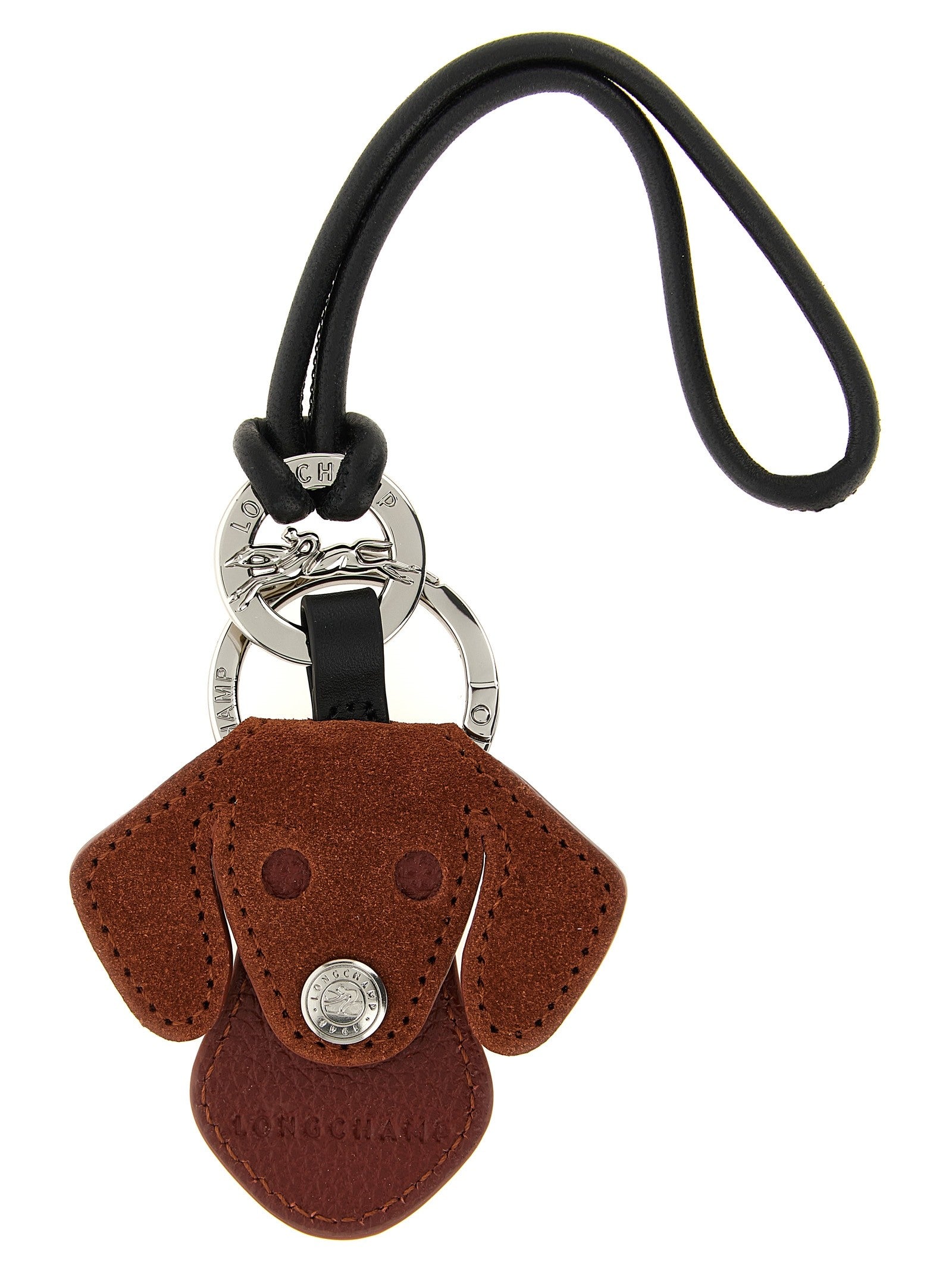 Longchamp Re Play Keyring Brown