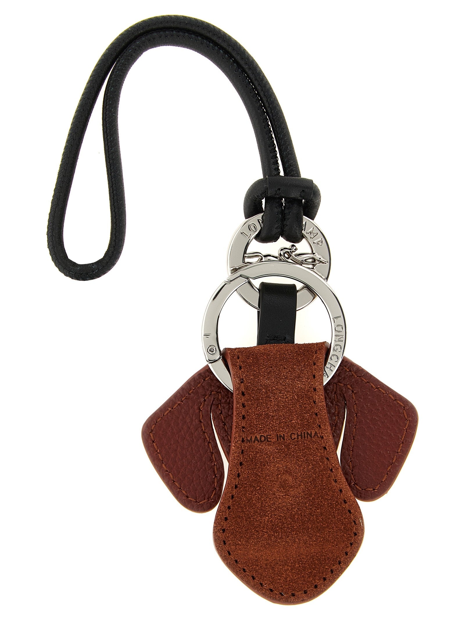 Longchamp Re Play Keyring Brown
