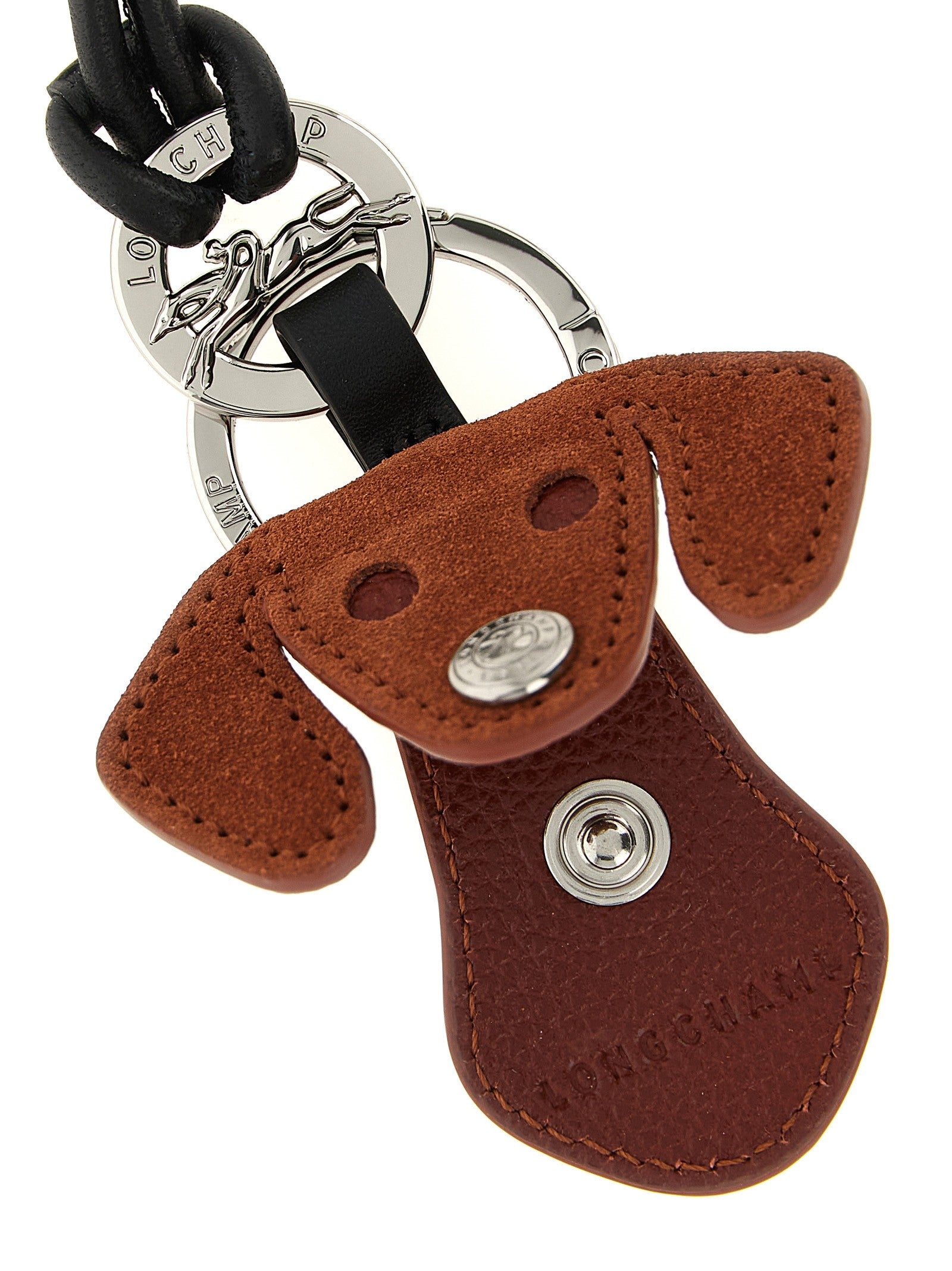 Longchamp Re Play Keyring Brown