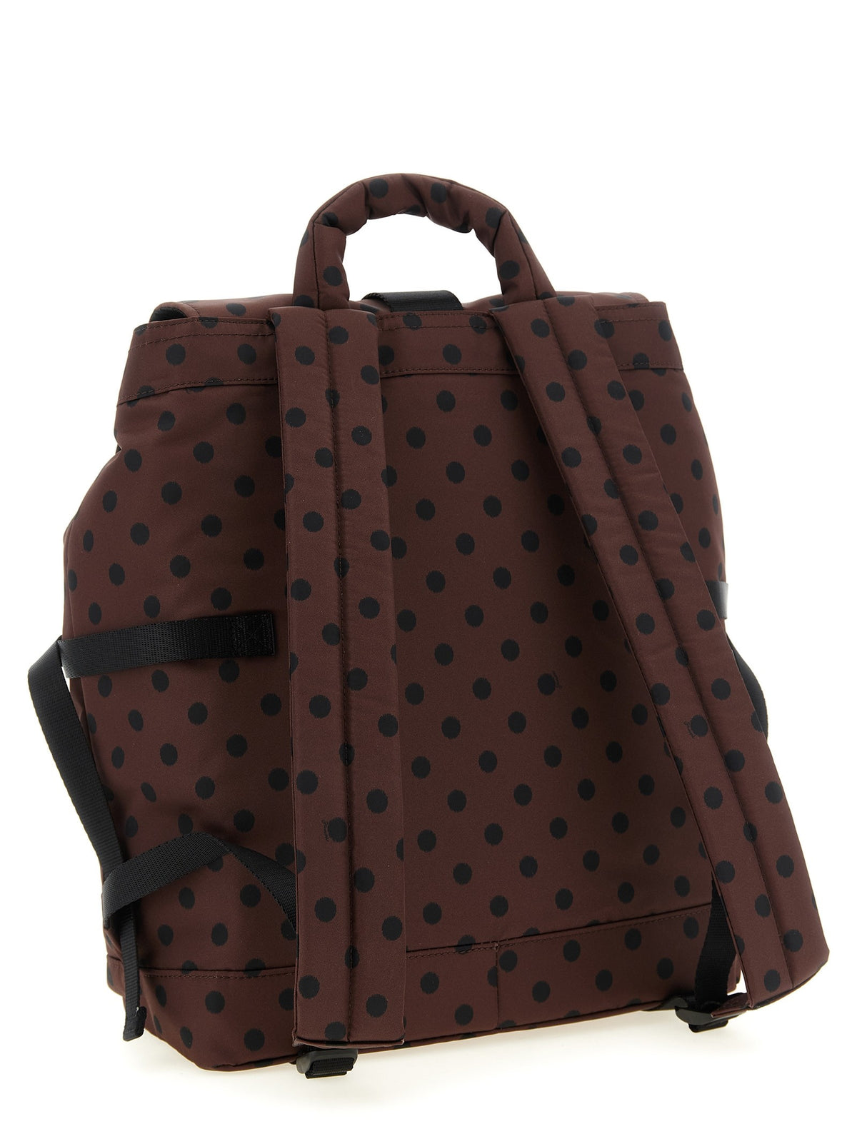 Ganni Re Tech Backpack Brown, view 2