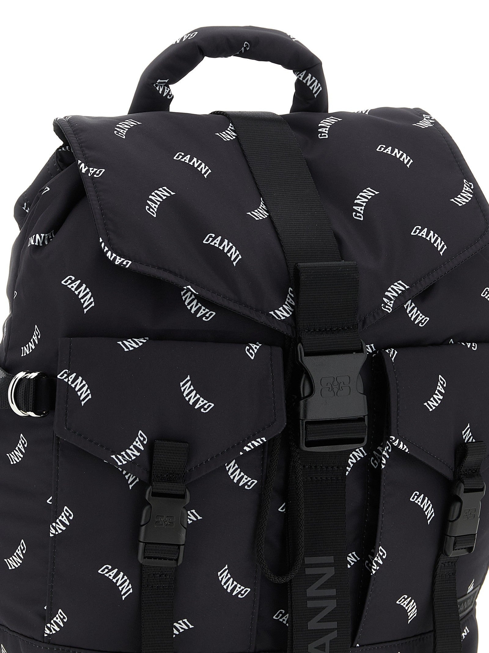Ganni Re Tech Backpack Black