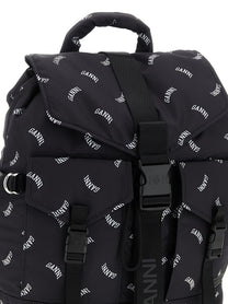 Ganni Re Tech Backpack Black