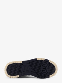 Gucci Men's Re Web GG Original Fabric and Suede Sneakers White