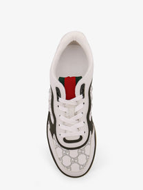 Gucci Men's Re Web Leather Sneakers Black