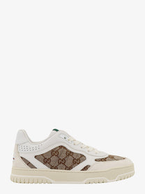 Gucci Women's Re Web Leather Sneakers Beige