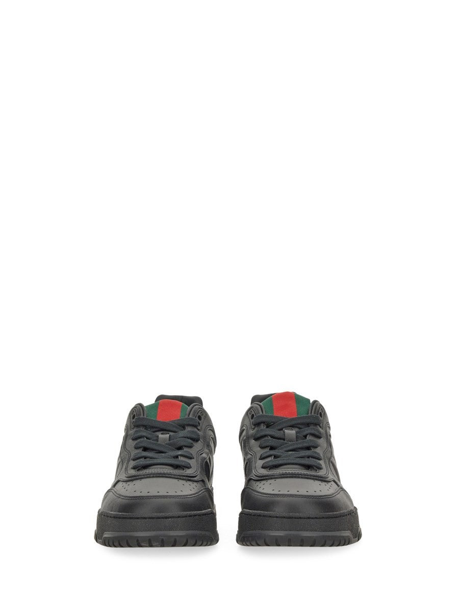 Gucci Men's RE Web Sneaker Black