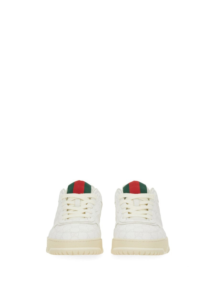 Gucci Men's RE Web Sneaker White