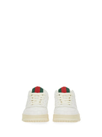 Gucci Men's RE Web Sneaker White