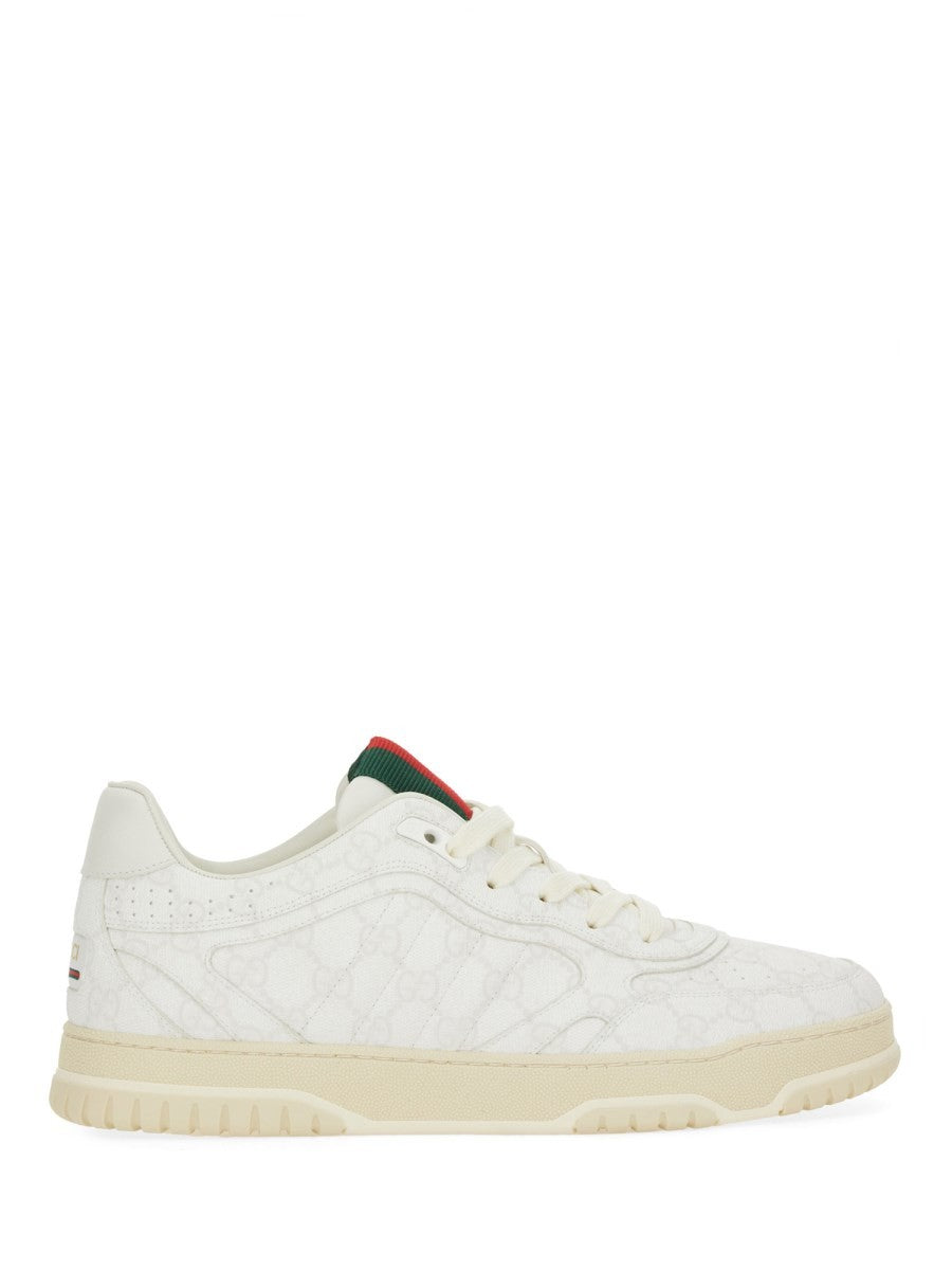Gucci Men's RE Web Sneaker White