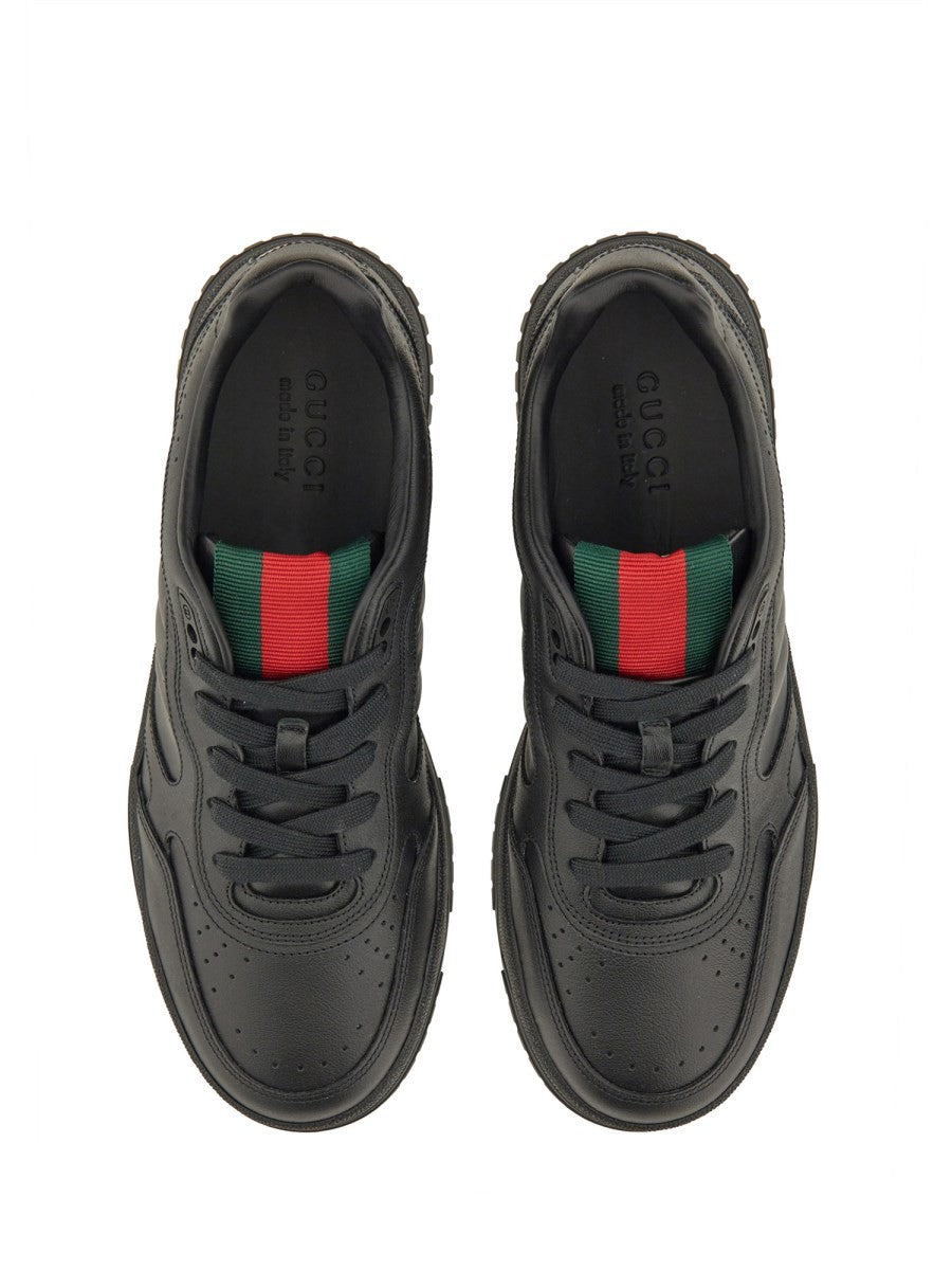 Gucci Men's RE Web Sneaker Black
