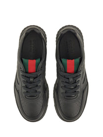 Gucci Men's RE Web Sneaker Black