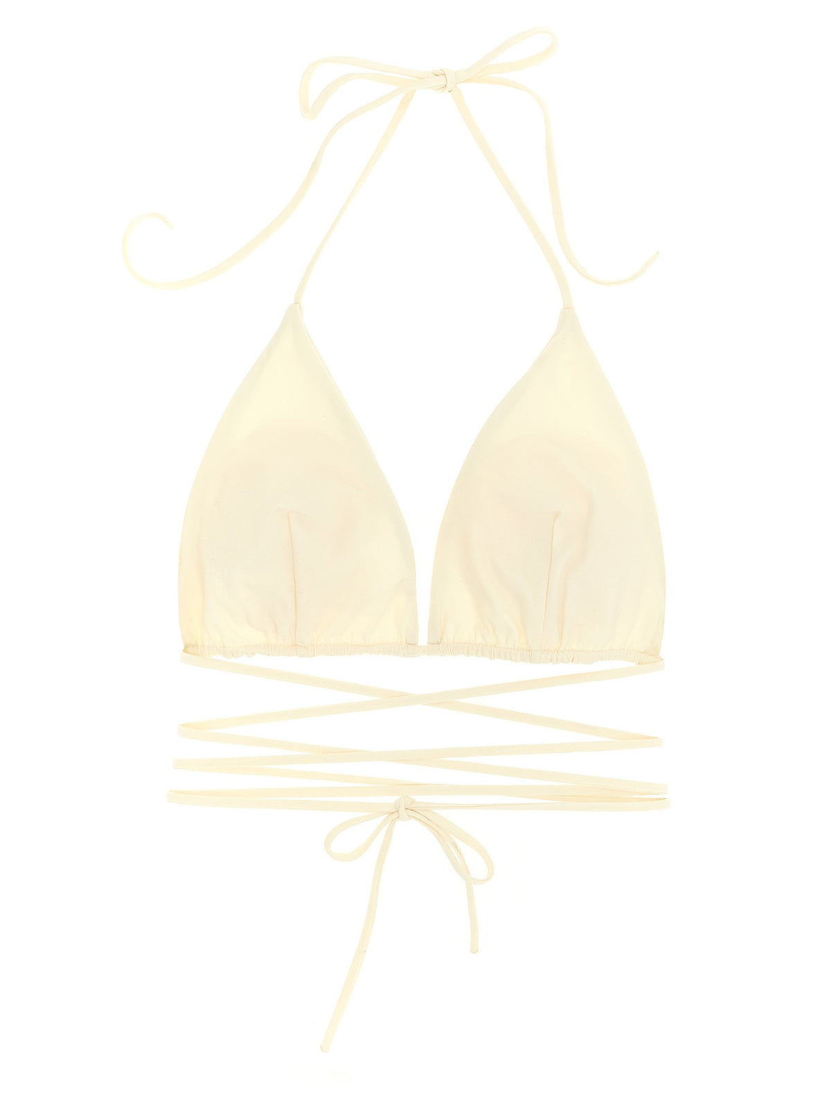 Magda Butrym Bikini Top White