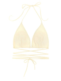 Magda Butrym Bikini Top White