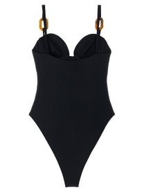 Magda Butrym One Piece Swimsuit Black