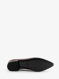 Loro Piana Women's Rebecca Leather Ballerinas FIREPLACE