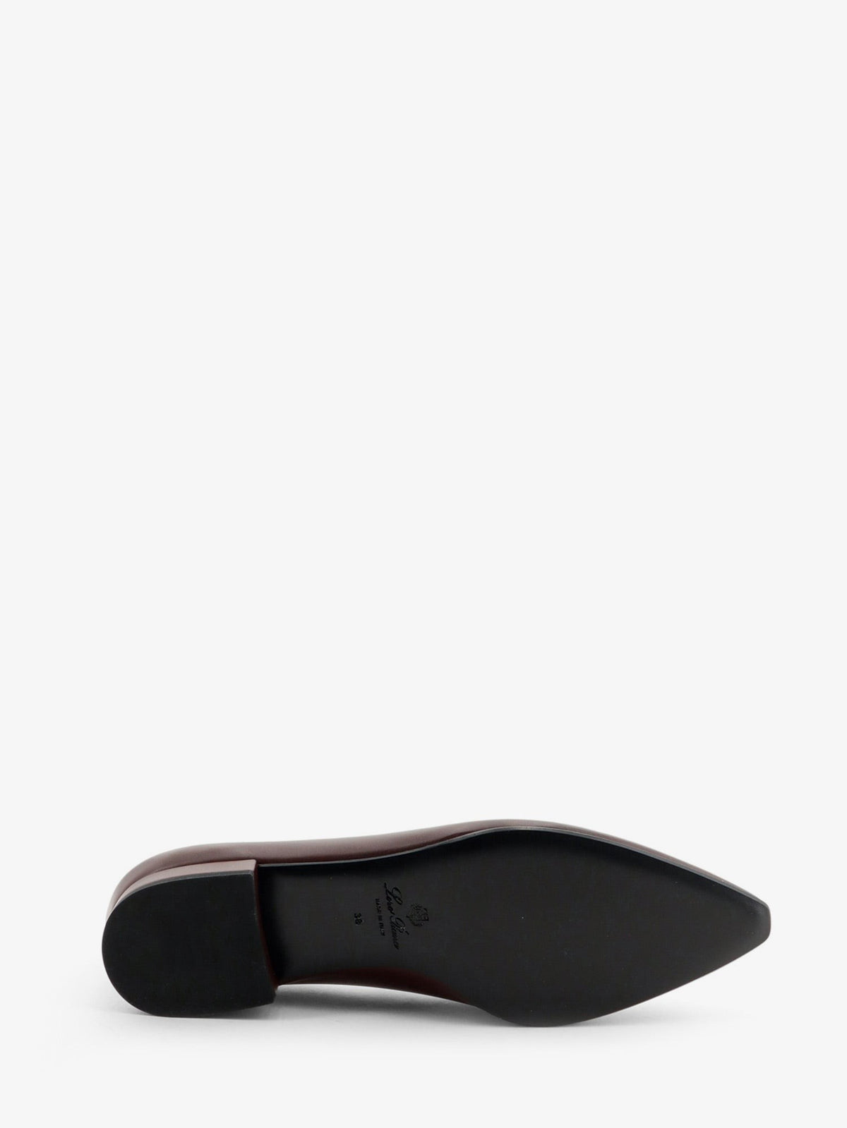 Loro Piana Women's Rebecca Leather Ballerinas FIREPLACE