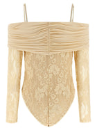 Zimmermann Rebellion Bodysuit Beige, view 2