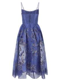 Zimmermann Rebellion Mermaid Picnic Dress Blue