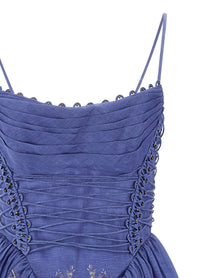Zimmermann Rebellion Mermaid Picnic Dress Blue