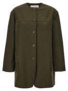 Max Mara Recital Midi Jacket Green