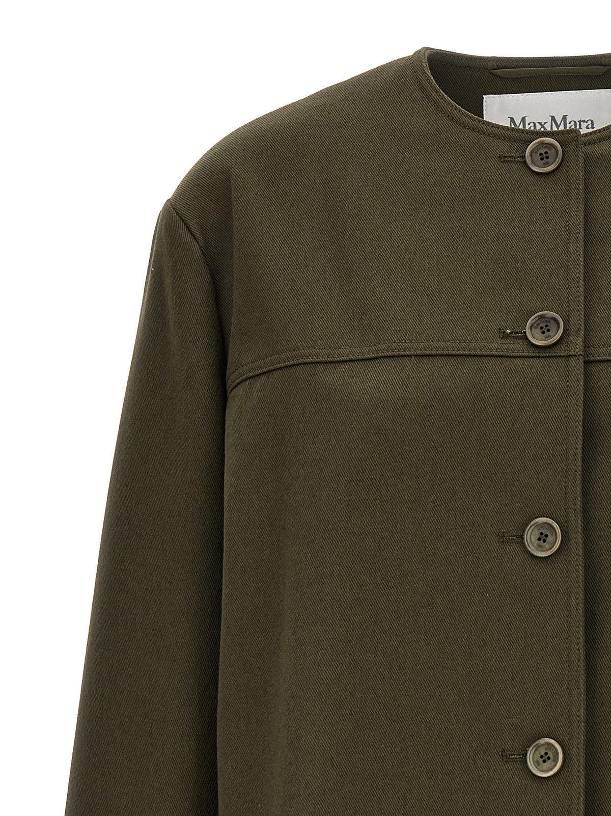 Max Mara Recital Midi Jacket Green, view 3