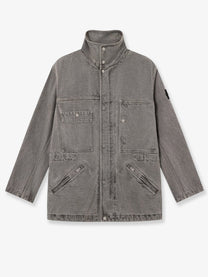 Stone Island Men's Recycled Cotton Blend Jacket Grey