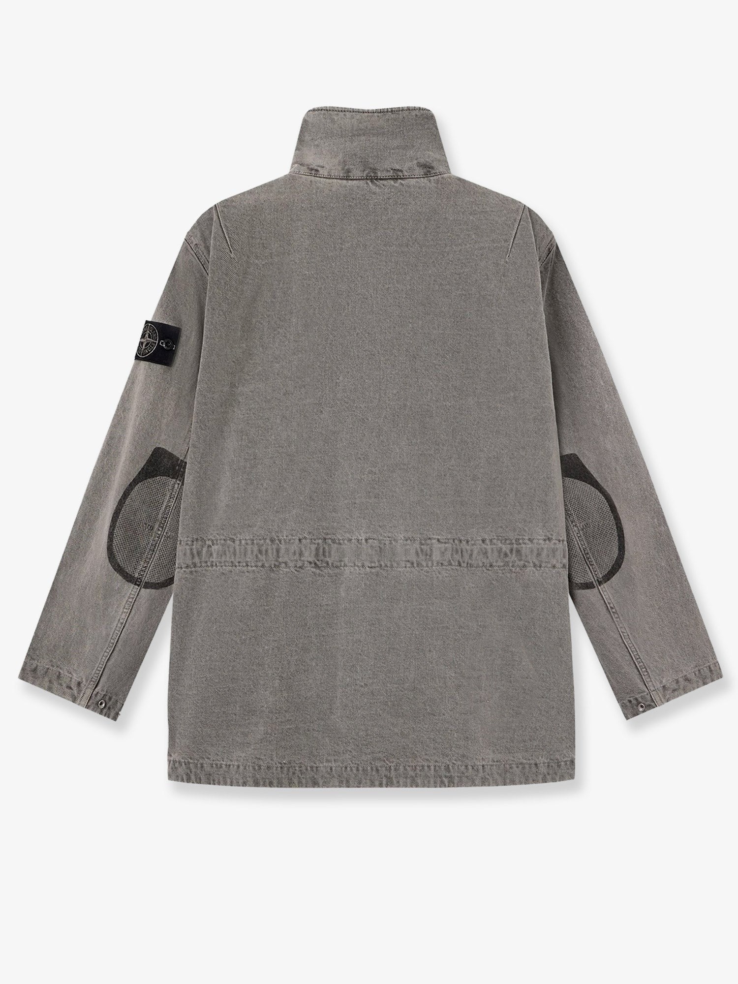 Stone Island Men's Recycled Cotton Blend Jacket Grey
