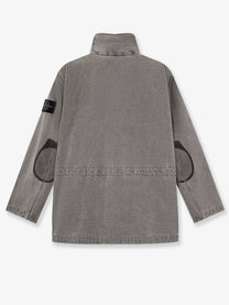 Stone Island Men's Recycled Cotton Blend Jacket Grey