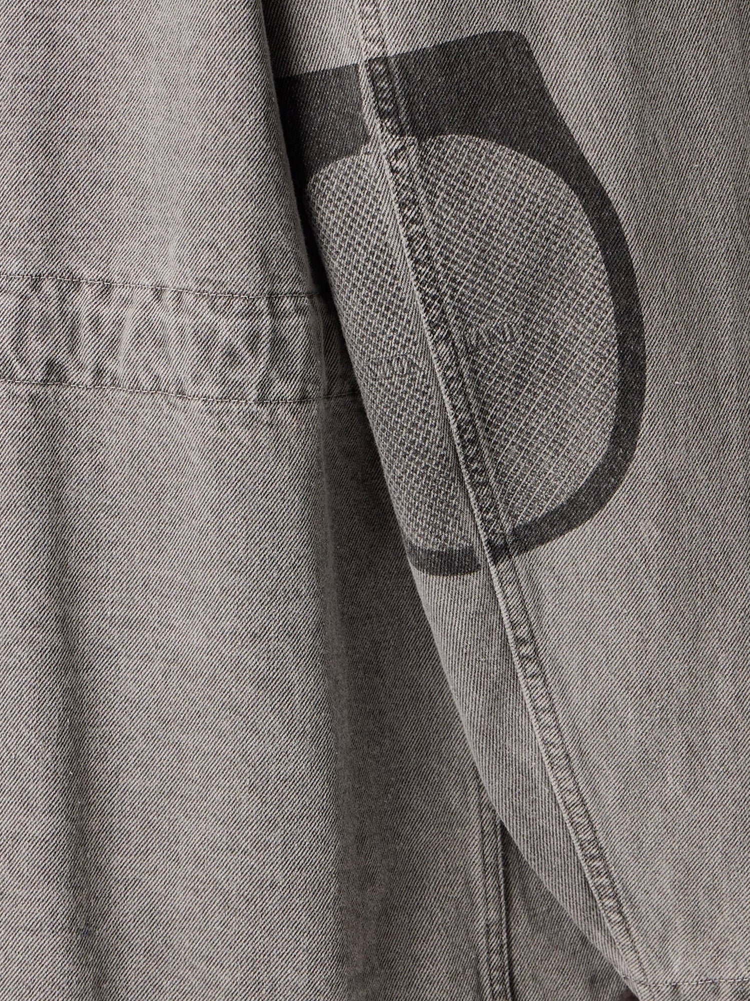 Stone Island Men's Recycled Cotton Blend Jacket Grey
