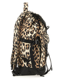 Ganni Women's Recycled Fabric Backpack Pattern