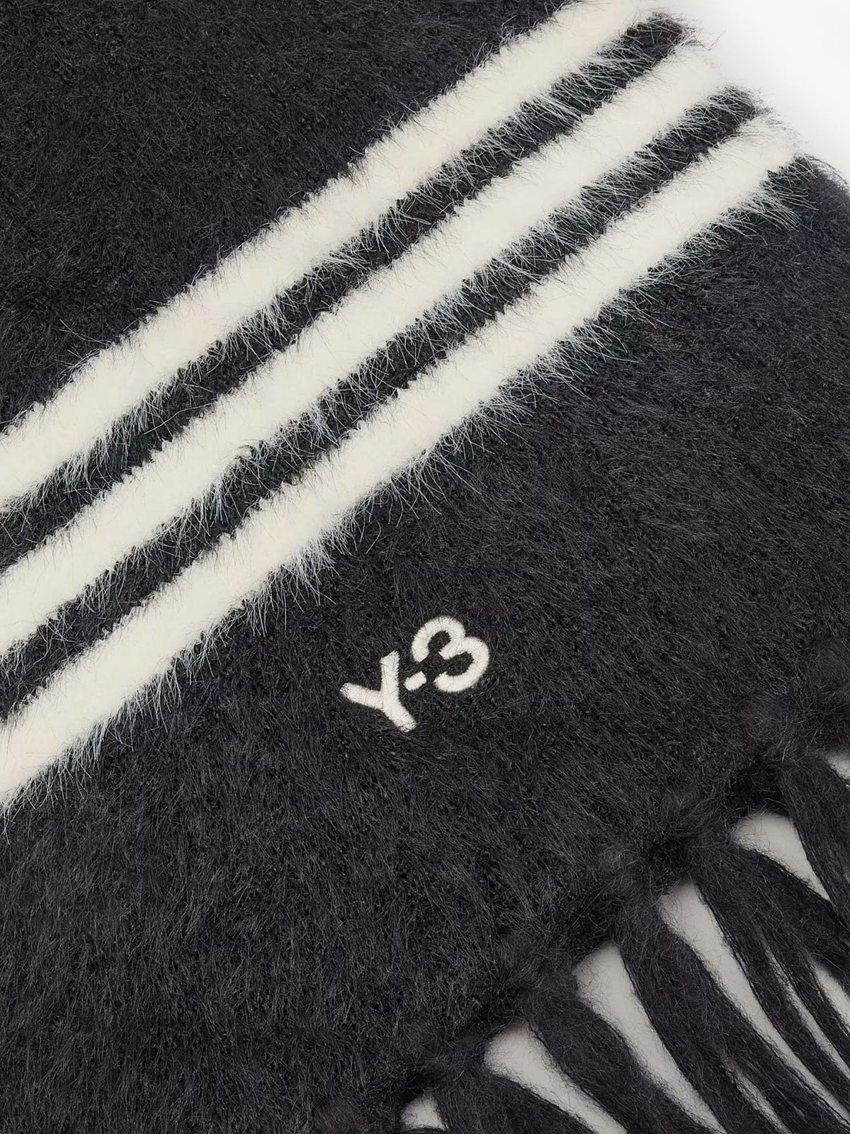 Y-3 Men's Recycled Fabric Scarf Black, view 2