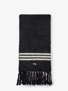 Y-3 Men's Recycled Fabric Scarf Black
