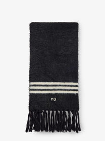 Y-3 Men's Recycled Fabric Scarf Black