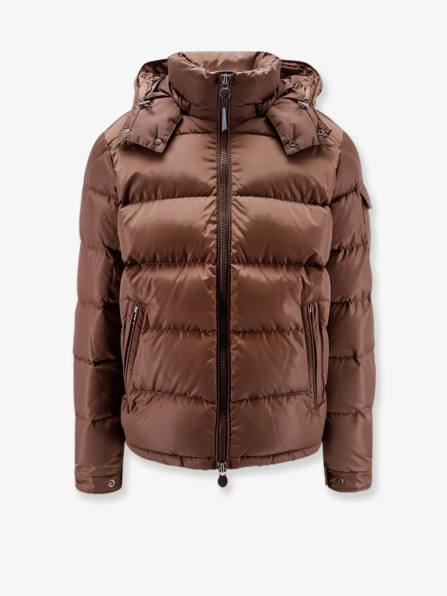 Moncler Men's Recycled Material Maya Down Jacket Grey