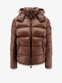 Moncler Men's Recycled Material Maya Down Jacket Grey