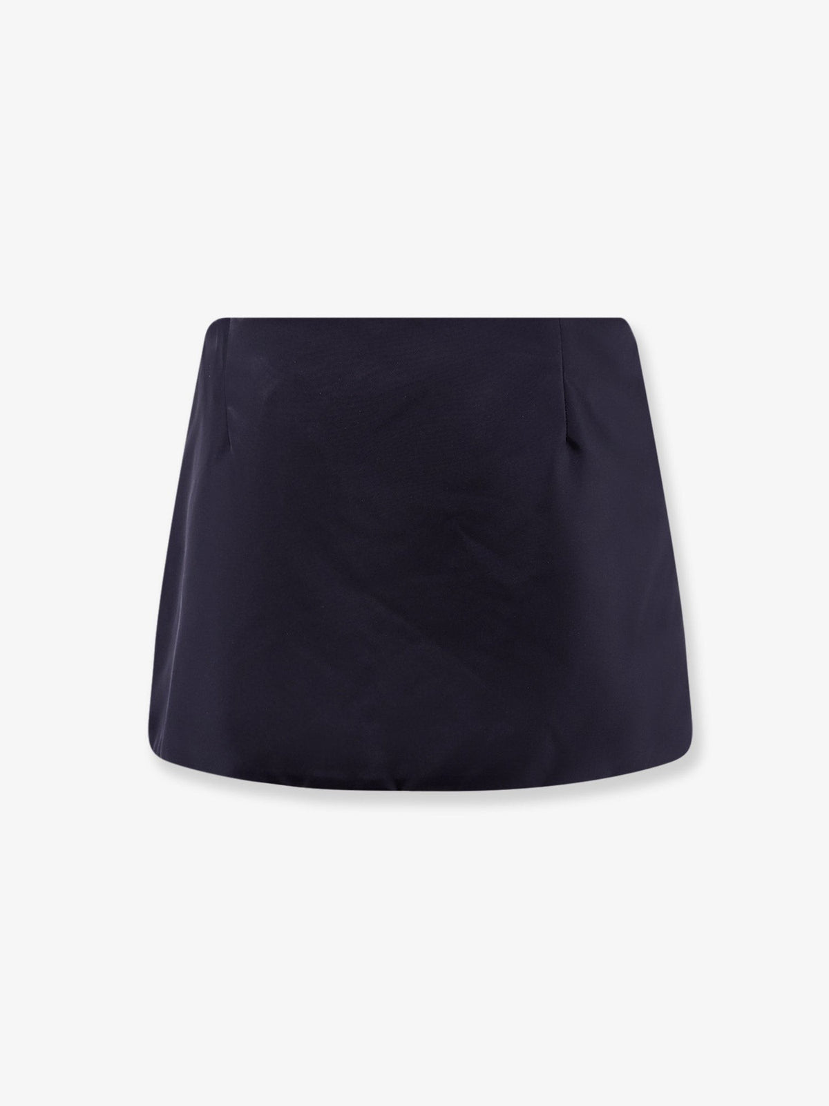 Miu Miu Women's Nylon and Fleece Skirt Blue, view 4