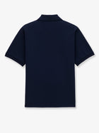 Saint Laurent Men's Recycled Material Polo Shirt Blue, view 2