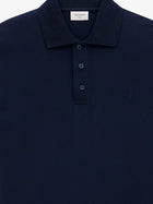 Saint Laurent Men's Recycled Material Polo Shirt Blue, view 3