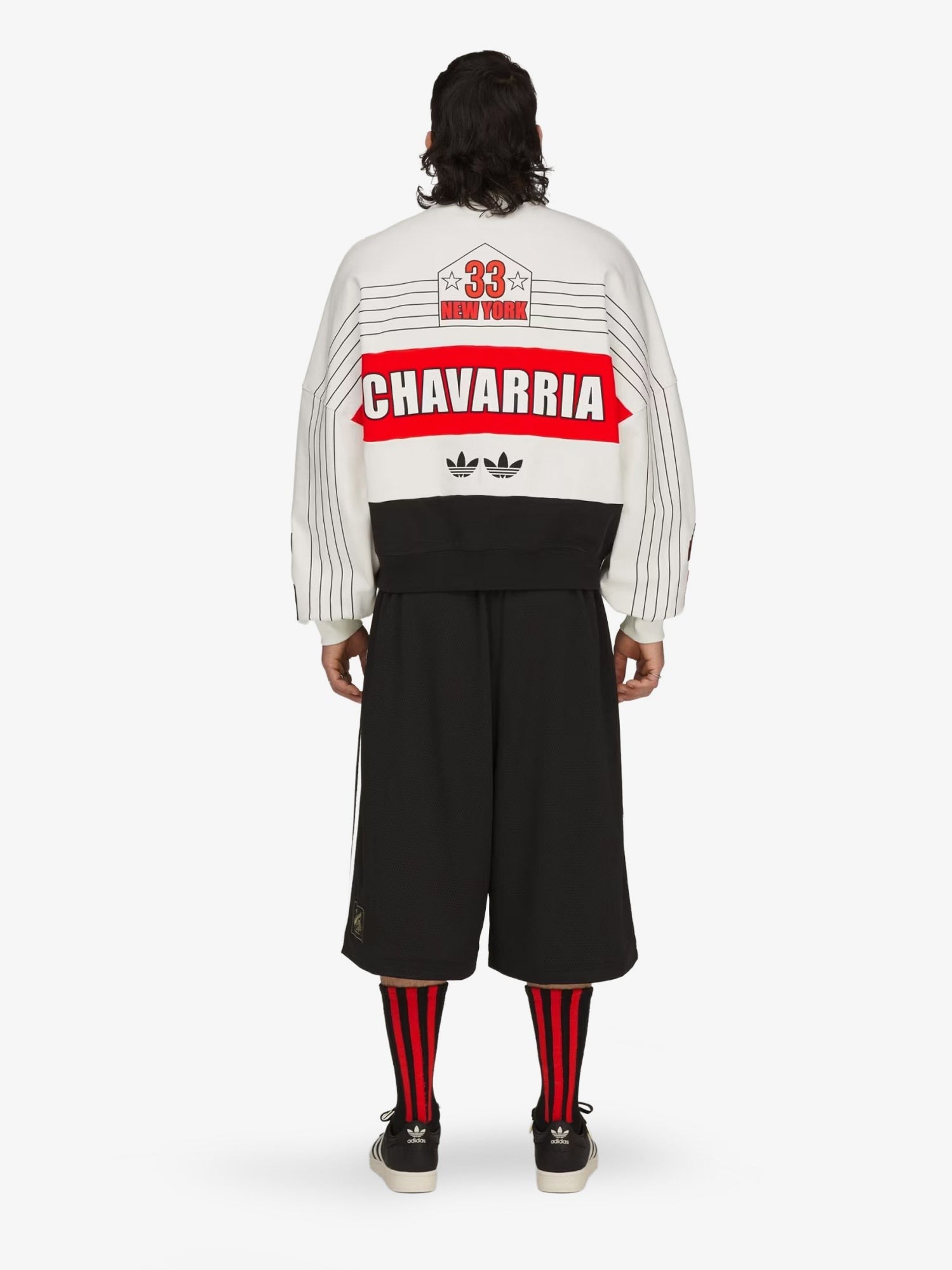 adidas Originals x Willy Chavarria Men's Recycled Nylon Bermuda Shorts Black