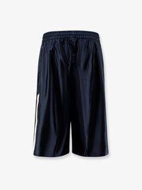 Adidas X Willy Chavarria Men's Recycled Nylon Bermuda Shorts Black