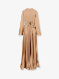 Elisabetta Franchi Women's Red Carpet Dress Suede
