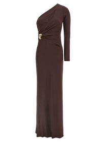 Elisabetta Franchi Red Carpet Dress Brown