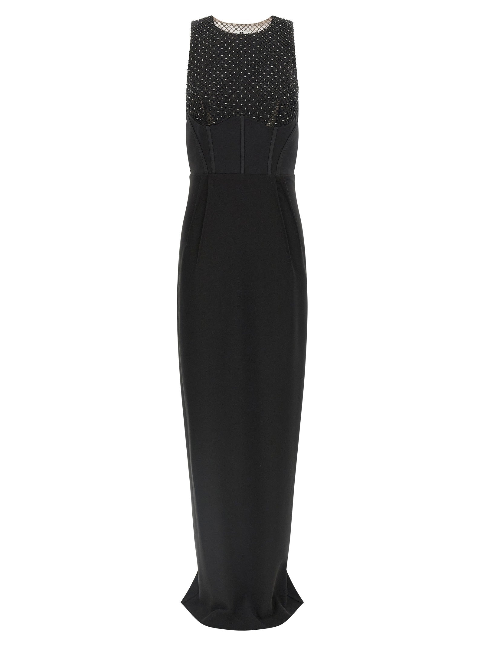 Elisabetta Franchi Red Carpet Dress Black