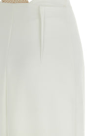 Elisabetta Franchi Red Carpet Dress White