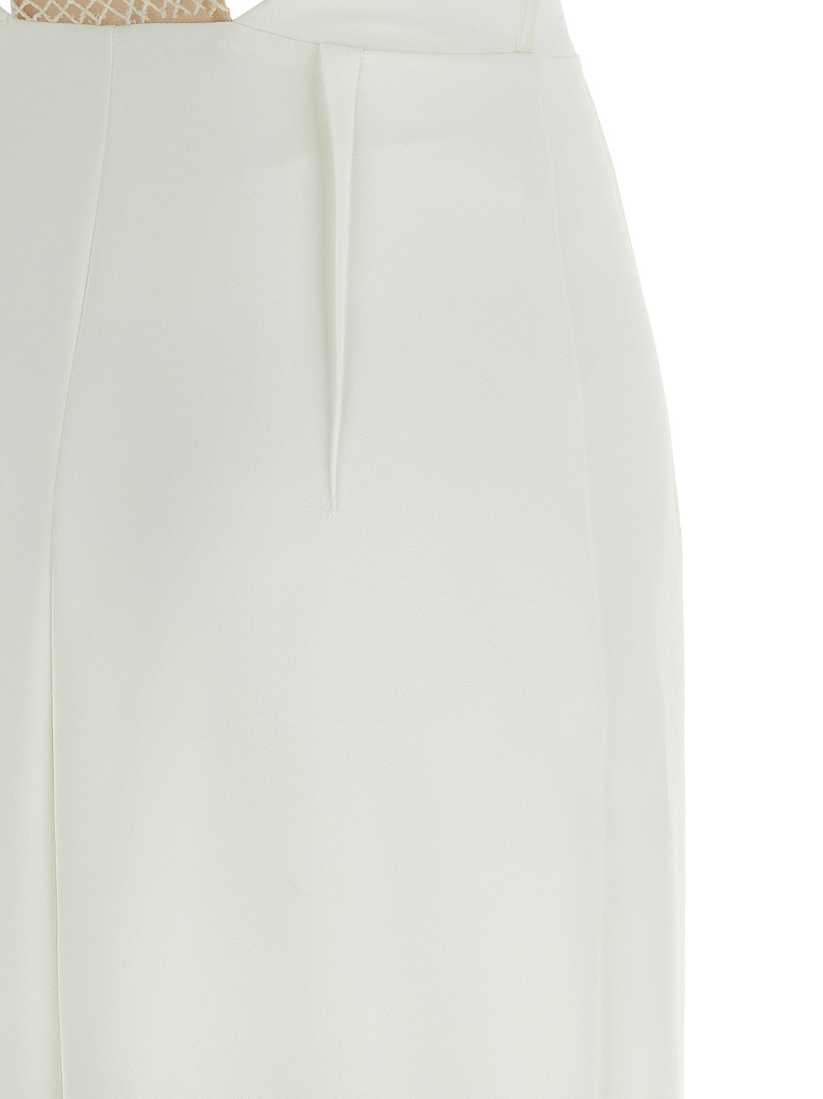 Elisabetta Franchi Red Carpet Dress White, view 4