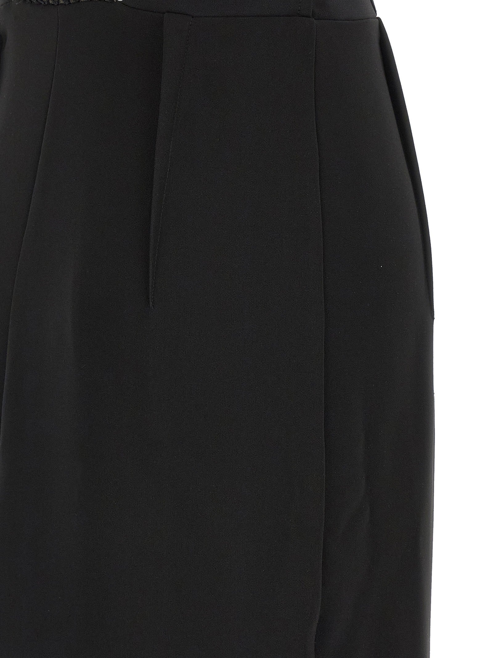Elisabetta Franchi Red Carpet Dress Black