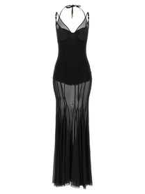 Elisabetta Franchi Red Carpet Dress Black