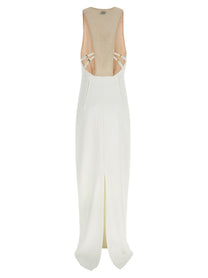 Elisabetta Franchi Red Carpet Dress White