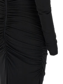 Elisabetta Franchi Red Carpet Dress Black, view 4
